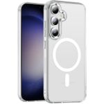 product_image_name-Generic-غطاء مغناطيسي لهاتف سامسونج جالاكسي A55 5G، متوافق مع MagSafe، مقاوم للصدمات، مضاد للاصفرار، خلفية سيليكون شفافة + غطاء من البولي كربونات الصلب، شفاف-2