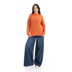 product_image_name-Caesar-Women's plain wool pullover with a high neck-2
