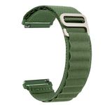 product_image_name-Generic-Alpine Loop 22mm متوافق مع Realme Dizo Watch Pro Smartwatch ، حزام نايلون رياضي متين مع خطاف تيتانيوم G أخضر زيتوني-1