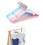 product_image_name-Falmer-50 قطعة من علاقات الملابس المصنوعة من الفولاذ المقاوم للصدأ، بحجم 40x25 سم-1