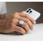 product_image_name-Generic-خاتم فضة ايطالى عيار 925 بحجر العقيق السليمانى الطبيعى-2