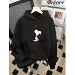 Printed Women’s Winter Sweatshirt, Stylish Graphic Pullover, Soft Casual Hoodie for Everyday Wear