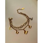 product_image_name-Generic-Elegant Double-Layer Gold-Plated Butterfly Charm Bracelet for Women-4