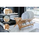 product_image_name-Generic-Foldable Dish Drying Storage Rack, Portable Cutlery Holder, Kitchen Sink Strainer Organizers, Travel Kitchen Organizers, Foldable Dish Drainer-7