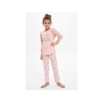 product_image_name-Defacto-Girl C Neck Regular Fit Knitted Pyjamas - Pink-3