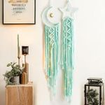 product_image_name-Antikiano-Large Dream Catcher Boho Macrame Dreamcatcher Cotton Woven Macrame Wall Hanging for Wedding Decoration, Present for Valentines Anniversary Day Birthday or Classmates-1