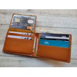 product_image_name-Dr.key-محفظة دكتور كي الجلدية الأصلية للرجال - محفظة ثنائية الطي - 2045 - حواف بني-7