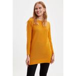 product_image_name-Defacto-Woman C Neck Regular Fit Tunic - D.Yellow-3