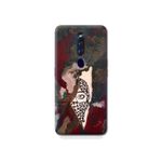 جراب شفاف سليكون مطبوع هاتف اوبو اف 11 برو (فلسطين 10 )