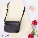 product_image_name-Generic-حقيبة كروس جلد طبيعي للنساء - سوداء-1