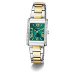 product_image_name-Guess-Women's Silver/Gold, Green Dial GW0874L2 Watch-1