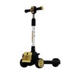 سكوتر للأطفال بثلاث عجلات قابل للطي مع عجلات LED ومقود قابل للتعديل - خفيف الوزن وسهل لتدريب التوازن