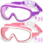 product_image_name-Generic- Kids Swim Goggles, 2-Pack Swimming Goggles for Kids, Child, Teens Wide View-1