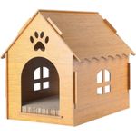 product_image_name-Generic-بيت خشبي للقطط / بيت خشبي للقطط والكلاب الصغيرة-1