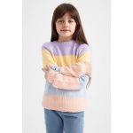 product_image_name-Defacto-Girl Crew Neck Regular Fit Pullover - Lilac-1