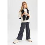 product_image_name-Defacto-Girl Wide Leg Trousers - Anthra-2