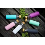 product_image_name-Generic-500ml Glass Drinking Bottle with Natural Wood Cap and Protective Silicone Cover-8