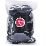 product_image_name-Generic-Seamless 8Mm High Elastic Cotton Stretch Hair Ties Bands Rope Ponytail Holders - Black -20 Pieces-5