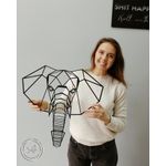 product_image_name-Generic-فن جداري هندسي على شكل رأس فيل-2