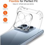 product_image_name-Ivoler-3 in 1 Case for Xiaomi 14T Pro with 2 Pieces Tempered Glass, Ultra Transparent Shockproof Silicone Protective Case, Soft TPU Anti-Scratch Bumper Cover-6