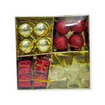 حُلي شجرة عيد الميلاد - متعدد الألوان - 15 قطعة