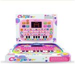 product_image_name-Genetic-Feziwurs Toddler Laptop,Smart Pad Educational Toys for - English Learning Machine with LED Display for 1-4 Years Old Preschool Boys Girls -2