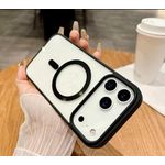 product_image_name-Generic-جراب iPhone 17pro max MagSafe أكريليك شفاف – كفر ايفون 17برو ماكس مغناطيسي – دعم الشحن اللاسلكي – مقاوم للصدمات – تصميم نحيف من اكس تيك – لون اسود-2