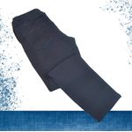 بنطلون جينز كحلى غامق باستك من الوسط تقفيل براندات تصدير درجة اولى