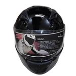 product_image_name-Generic-خوذة موتوسيكلات ودرجات نارية وبخارية سوداء ولامعة-3
