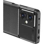 product_image_name-Generic-Case For Xiaomi Redmi Note 12 5G  , Protection Brushed Carbon Fiber Cover Shockproof Slip-Resistant - With Ultra Protection For Camera - Black-6
