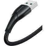 product_image_name-JOYROOM-SA32-AL3 Starry Series USB-A to Lightning Fast Charging & Data Cable, 3A, 1m – Black-2