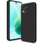 product_image_name-Generic-Case for Honor 400 Lite, Silicone Case with Camera Lens Full Protection, Shockproof Protective Case with Microfiber Lining -Black-1