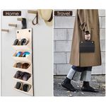 product_image_name-Generic-Silencio Sunglasses Organizer with 5 Slots, Travel Eyeglass Case, Portable Storage Bag, Foldable, Display Case for Women and Men, Black, Leather-8