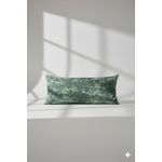 YARLIN يارلن-كيس وسادة طويل 200*45 تصميم نويز جرين