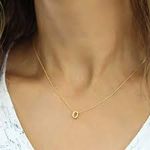 product_image_name-Generic-قلادة حرف O مصنوعة من الستانلس ستيل الخالص ومطلية بالذهب (ذهبي)-1