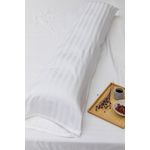MEHALLA Long Pillowcase Set - Satin - King - White + (2pc)