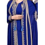 product_image_name-Generic-عباية استقبال و صباحية و مناسبات الخامة شيفون مكونة من 3 قطع , موديل 530 , ازرق-2