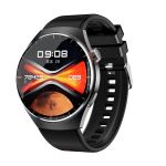 product_image_name-oteeto-ساعة Watch 4 Pro الذكية - شاشة AMOLED، مكالمات بلوتوث، مقاومة للماء IP68، مع 3 أحزمة متنوعة - إصدار برو (أسود)-3