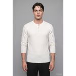 Defacto Standard Fit Button-Up Basic Knit Pullover - image 3
