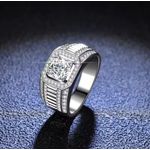 Generic Ring Men's - Silver Plated - image 2