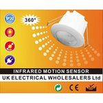 Generic sensor 360° PIR Motion Sensor Ceiling Light Switch Timer & LUX Control - image 8
