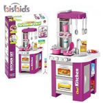 product_image_name-Generic-مجموعة ألعاب أدوات المطبخ للعب التظاهري تعمل بالبطارية مكونة من 49 قطعة للأطفال-1