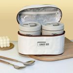 product_image_name-Generic-علب غداء معزولة ومحمولة مع شنطة، علبة حفظ طعام منفصلة قابلة للتكديس، حافظة طعام من فولاذ مقاوم للصدأ مانعة للتسرب للبالغين من الجنسين والأطفال، لانش بوكس,صناديق بينتو معزولة بيج، 4 علب-2