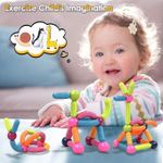 product_image_name-Generic-Balls and Rods Set - 110 PCS Educational STEM Building Toy-6