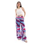 product_image_name-Mr Joe-Self Patterned Silk Pants - Purple, Light Blue, Fuchsia & White-5