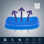 product_image_name-Generic-وسادة مقعد جل جيدة التهوية مع غطاء مانع للانزلاق لتخفيف الضغط وتخفيف الام عظم الظهر - كرسي المكتب المنزلي والسيارة والكرسي المتحرك-2