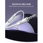 product_image_name-Ldnio-كابل تمديد صوت AUX  موديل LS-Y81B-50cm) مضفر عالي المتانة بطول 50 سم - يدعم مكالمات HD وتوصيل سماعات الرأس والسيارة والهواتف -  -4