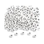 product_image_name-Generic-مجموعة خرز لصناعة المجوهرات والاساور بنفسك للاطفال والكبار، خرز الاحرف الابجدية الملونة من الاكريليك لصناعة القلادات والاعمال الحرفية، مجموعة من الخرز في صندوق مع الاكسسوارات - 3400 قطعة-6