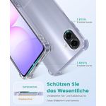 product_image_name-Generic-غطاء سيليكون شفاف متوافق مع سامسونج جالاكسي A07 مع زوايا حماية مقاومة للصدمات، غطاء حامي رفيع ناعم شفاف TPU-2