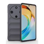 جراب ماجيك شيلد المصنوع من السيليكون الحراري المرن المقاوم للصدمات لهاتف هونر X9B، لون رمادي